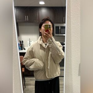 Uniqlo U Lemaire Women's Beige Puffer Jacket